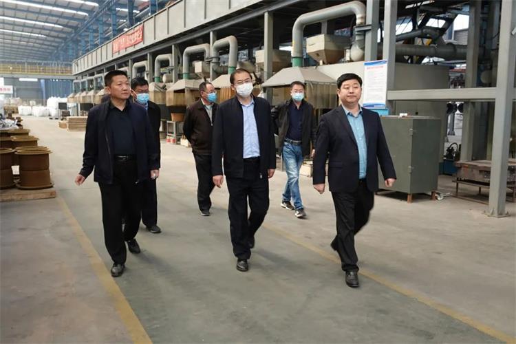 梁山縣政協副主席劉征蒞臨正陽集團調研指導工作